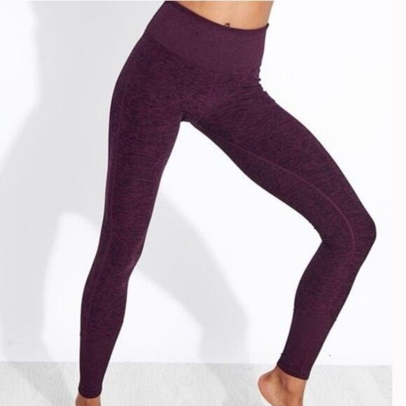 Alo Alosoft Black Plum Heather Butter Soft Lounge Legging Size XXS - Picture 1 of 10